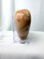 Natural Pink Amethyst Crystal Heart (#1)