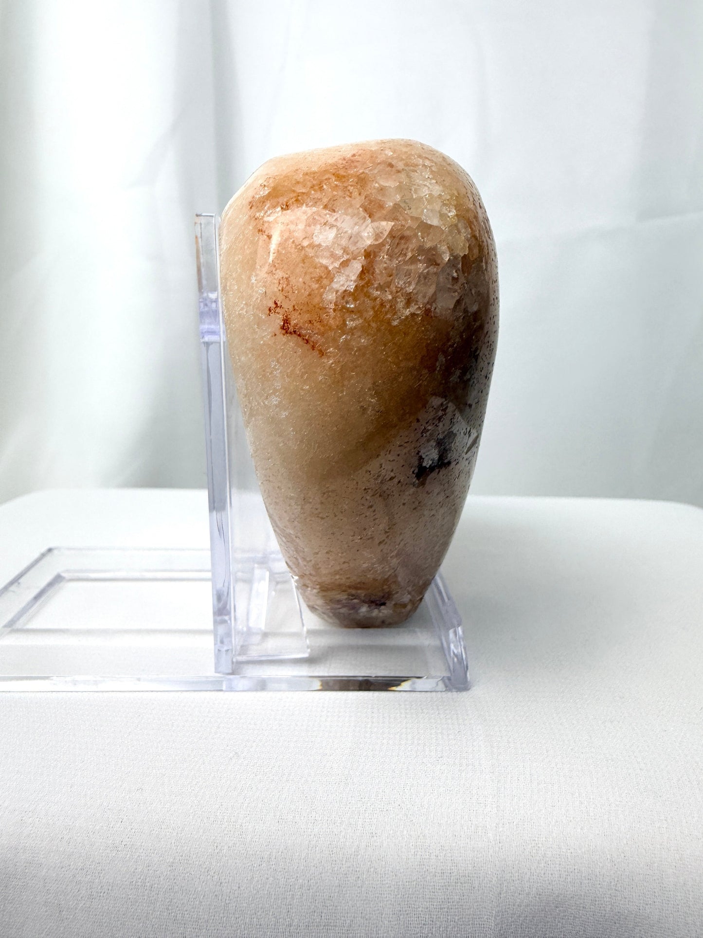 Natural Pink Amethyst Crystal Heart - Brazil - 483g (#1)