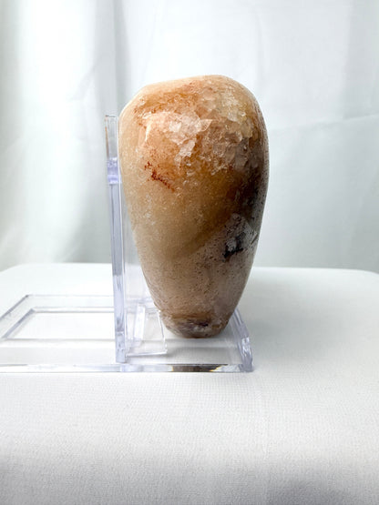 Natural Pink Amethyst Crystal Heart - Brazil - 483g (#1)