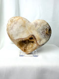 Natural Pink Amethyst Crystal Heart (#2)
