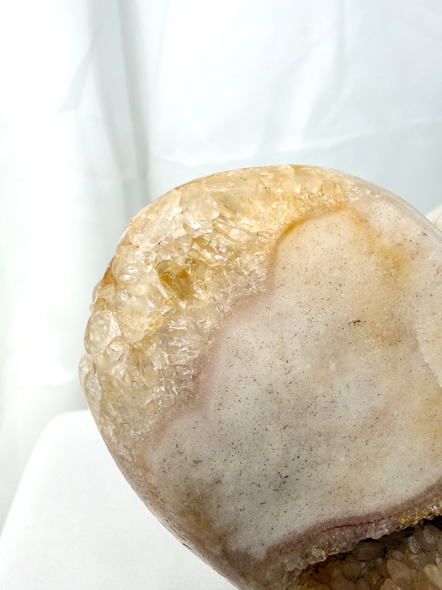Natural Pink Amethyst Crystal Heart - Brazil - 995g (#2)