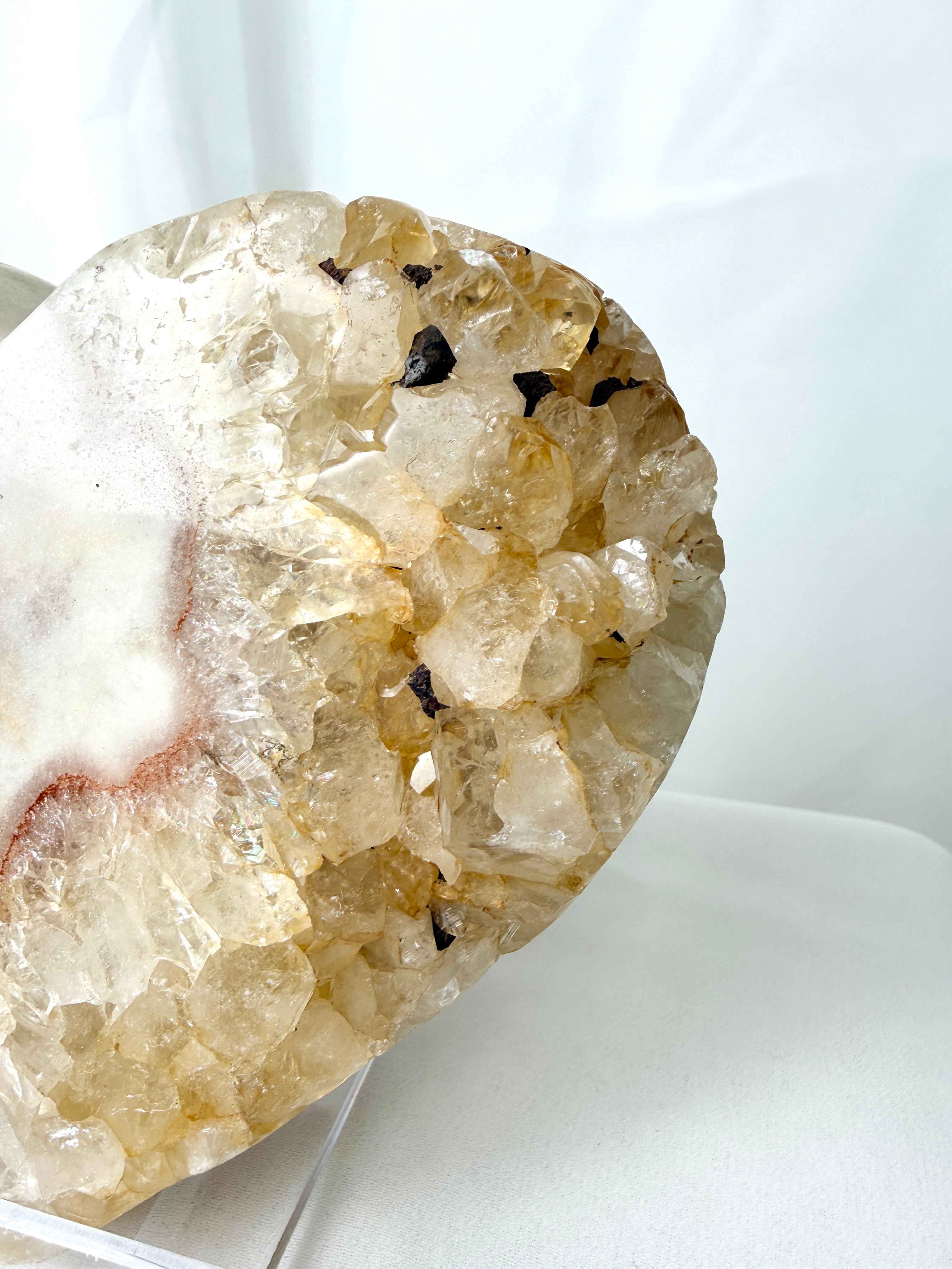 Natural Pink Amethyst Crystal Heart (#2)