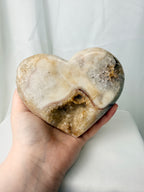 Natural Pink Amethyst Crystal Heart (#2)