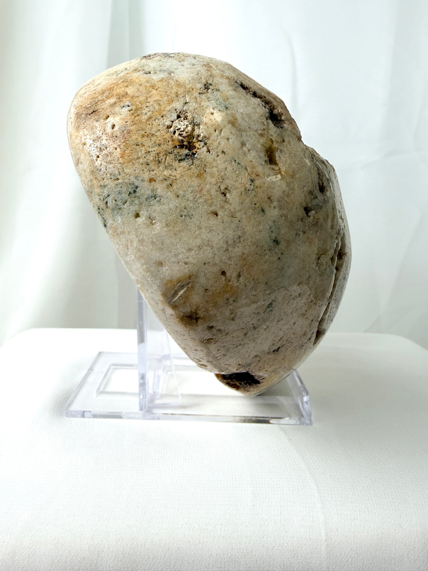 Natural Pink Amethyst Crystal Heart - Brazil - 1385g (#3)