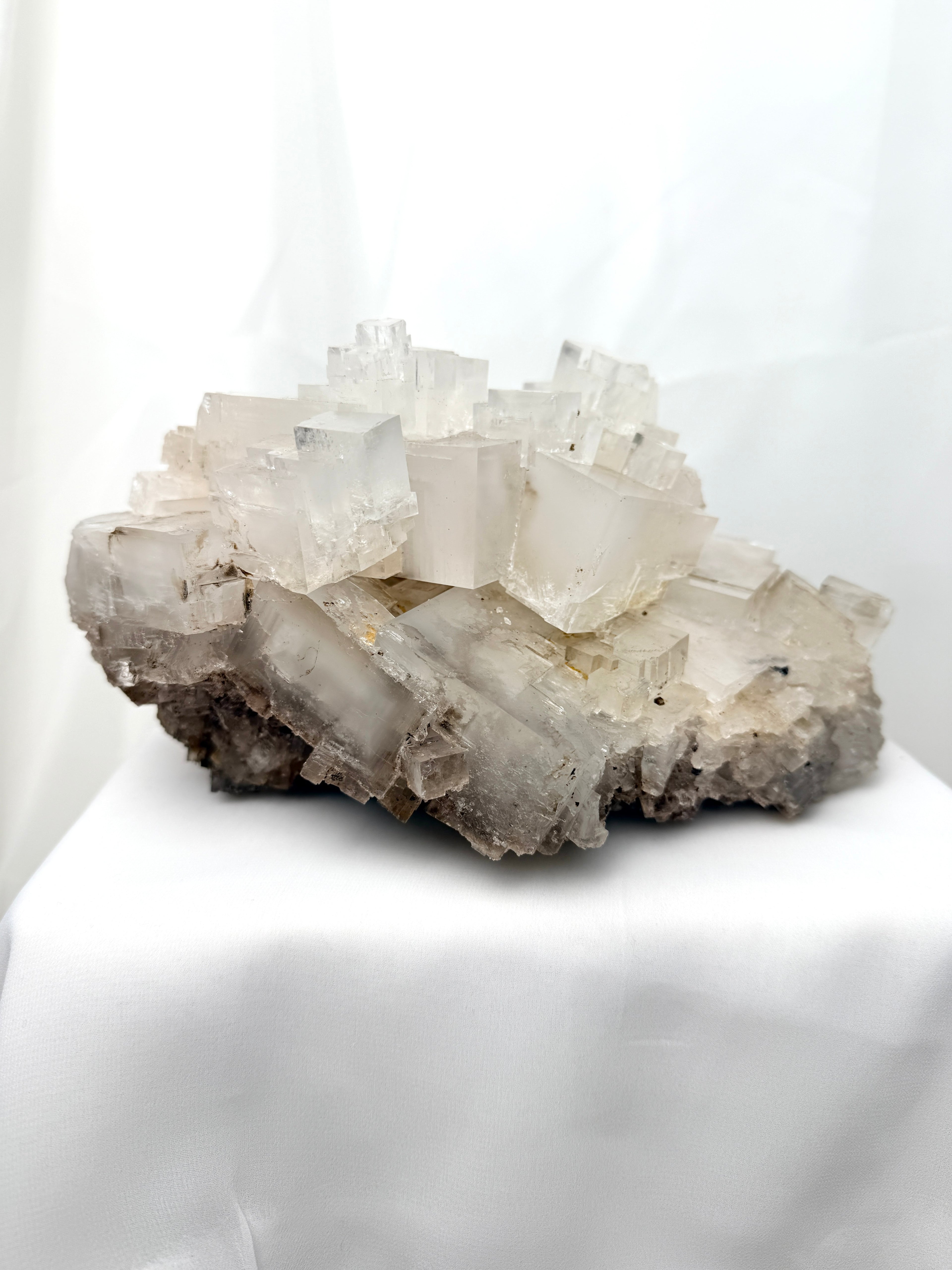 Large Natural Halite Crystal Cluster