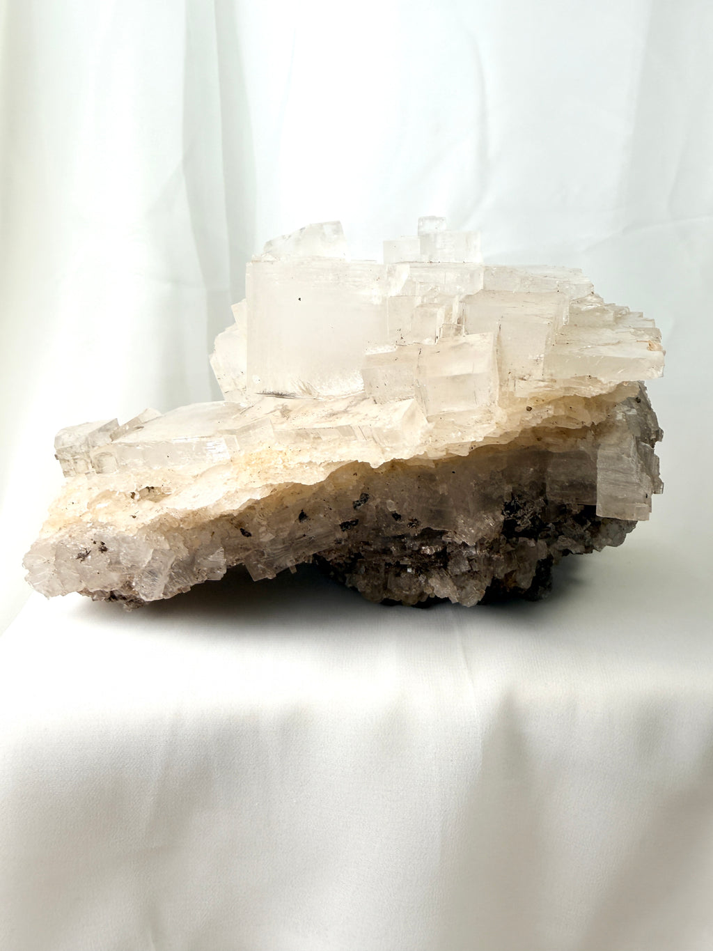 Large Natural Halite Crystal Cluster