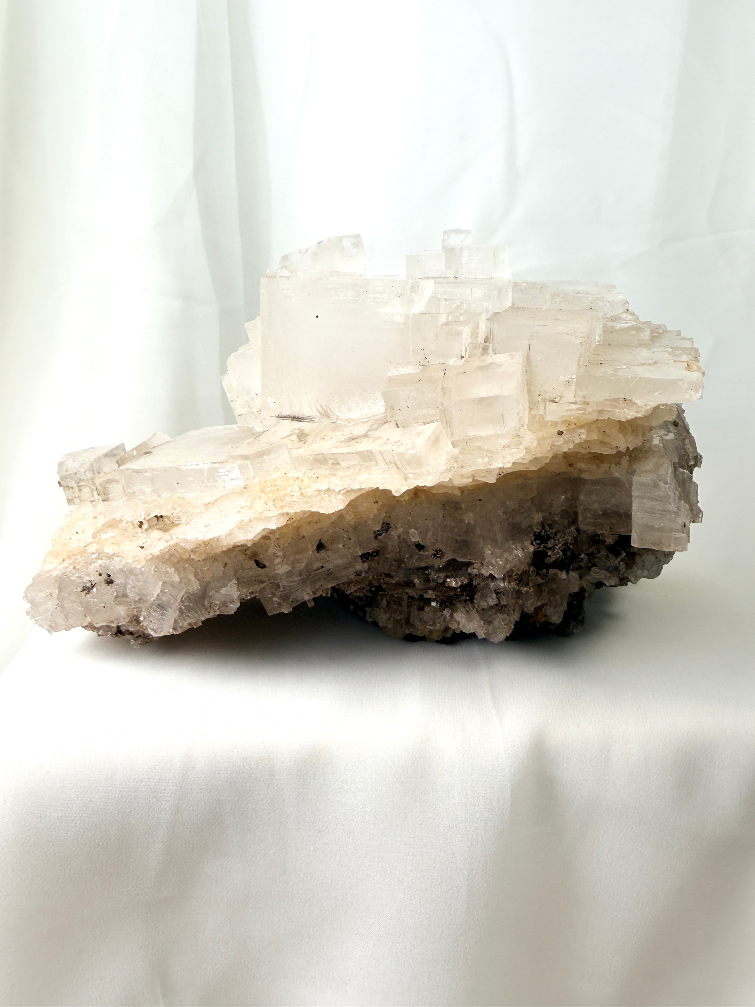 Large Natural Halite Crystal Cluster