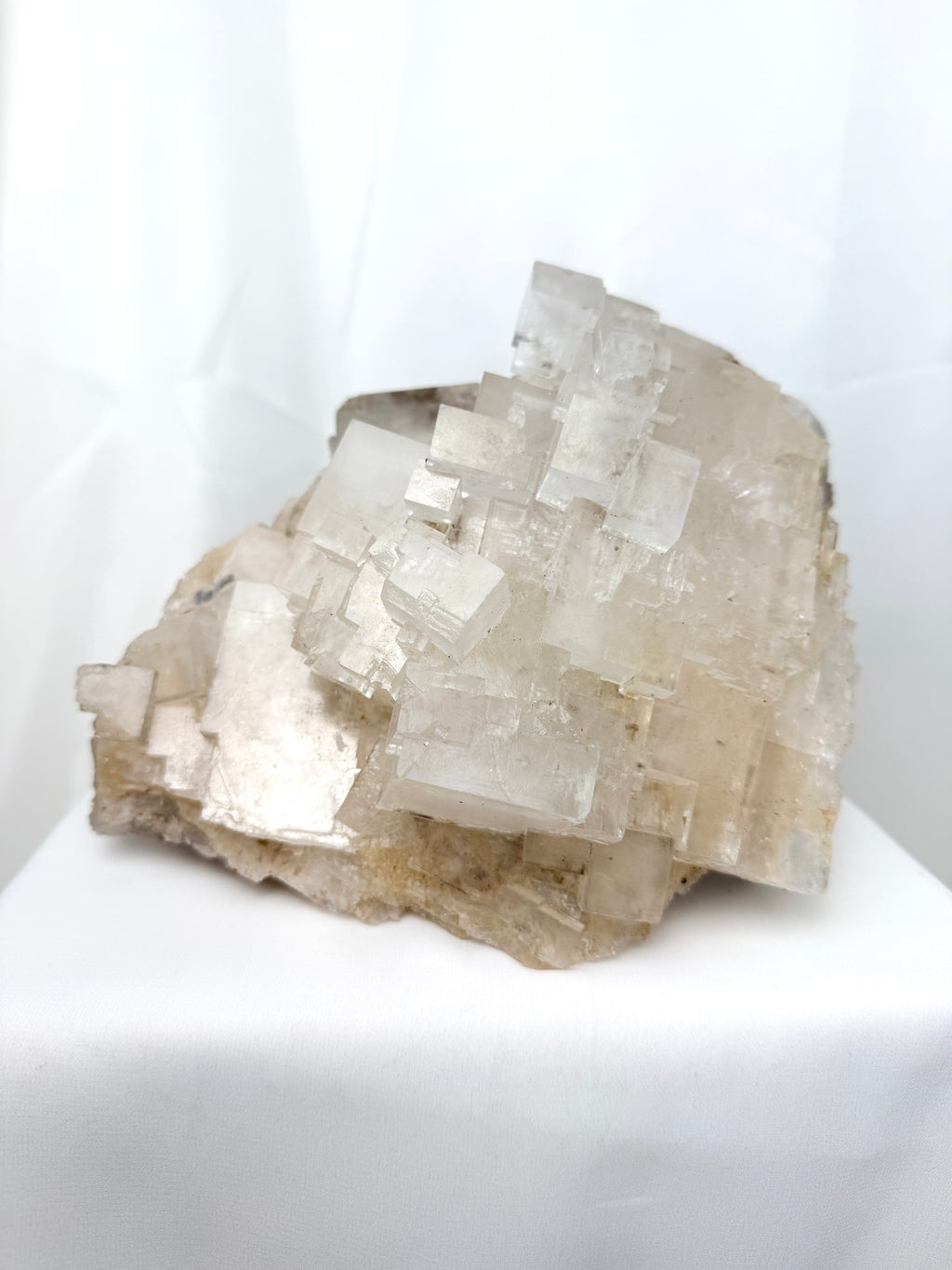 Large Natural Halite Crystal Cluster