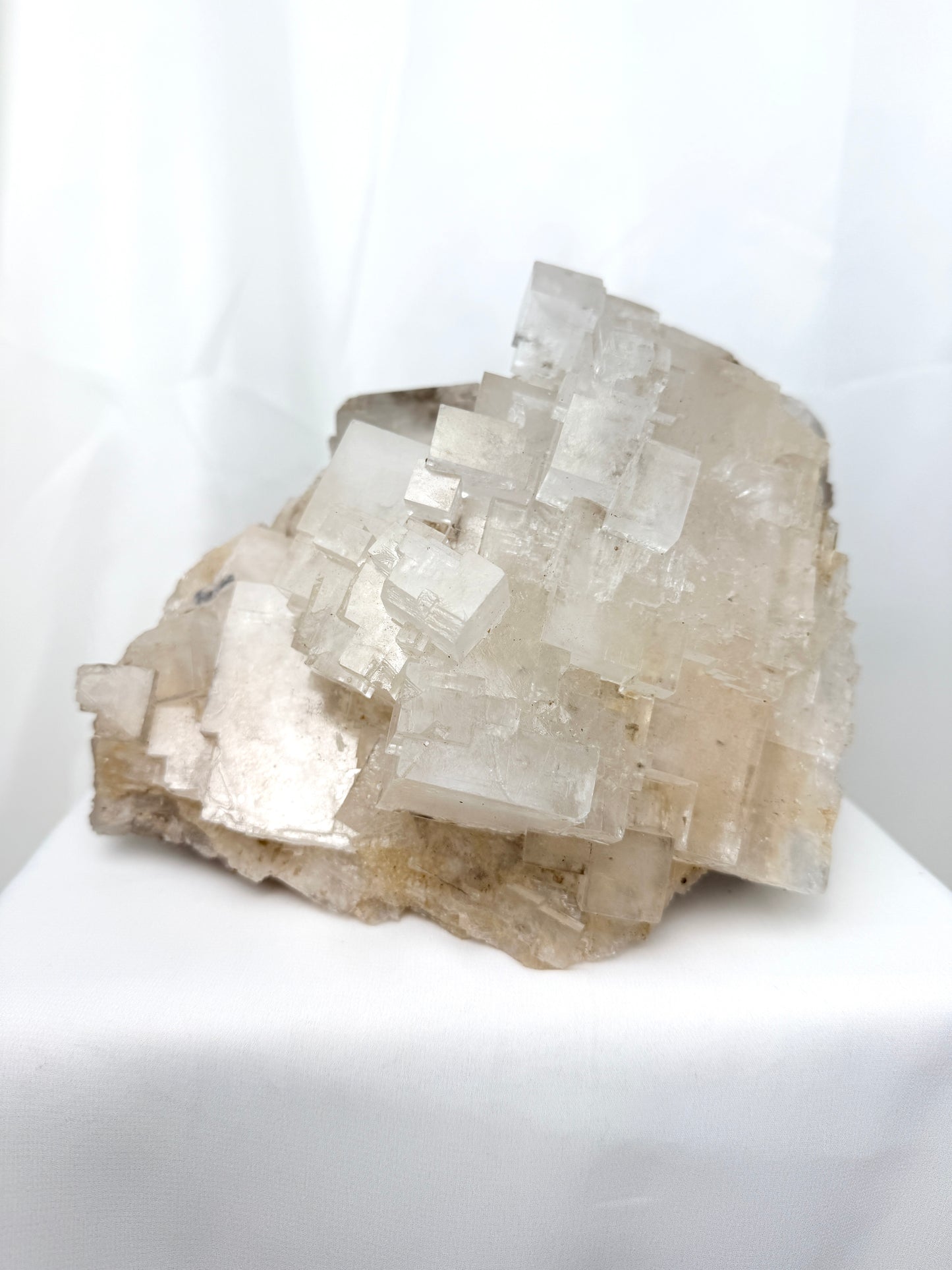 Large Natural Halite Crystal Cluster - Alghbala, Morocco - 2.59kg