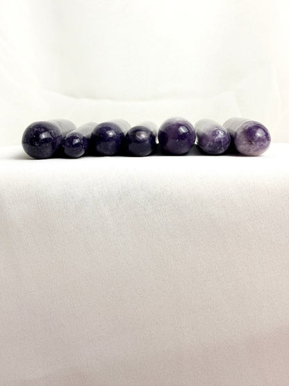 Natural Lepidolite Crystal Wand - Madagascar | 10 - 13cm