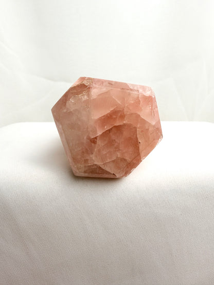 Natural Rose Quartz Crystal Tower - Madagascar - 0.69kg