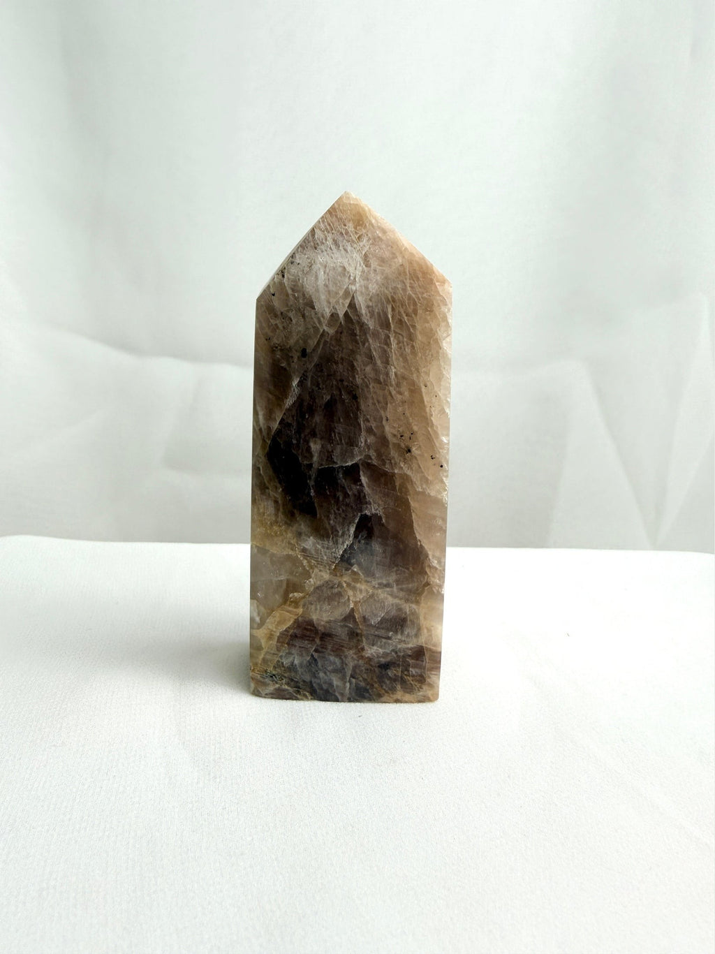 Natural Sunstone Moonstone Crystal Tower