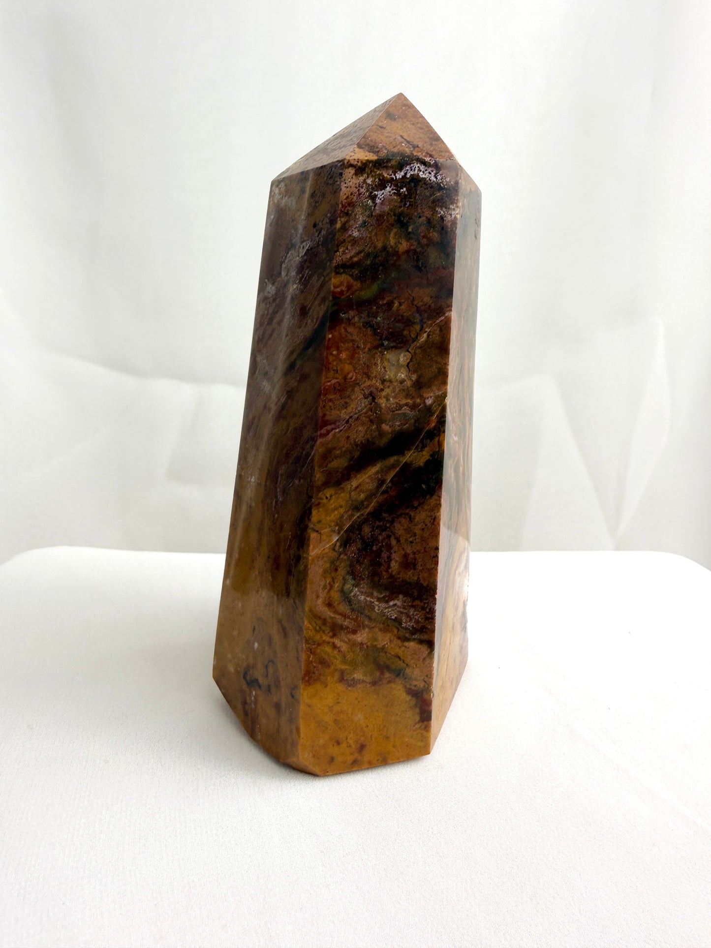 Natural Ocean Jasper Crystal Tower - Madagascar - 0.60kg (#2)