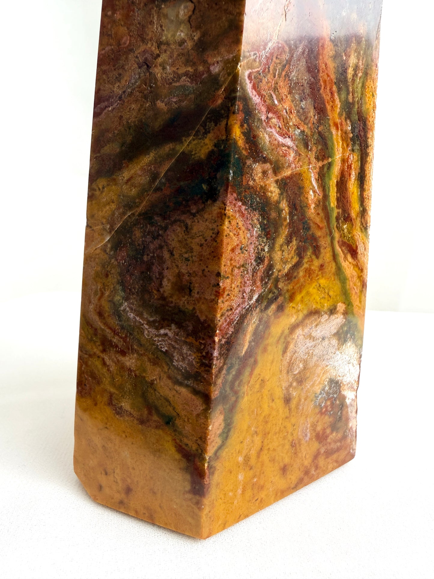 Natural Ocean Jasper Crystal Tower - Madagascar - 0.60kg (#2)