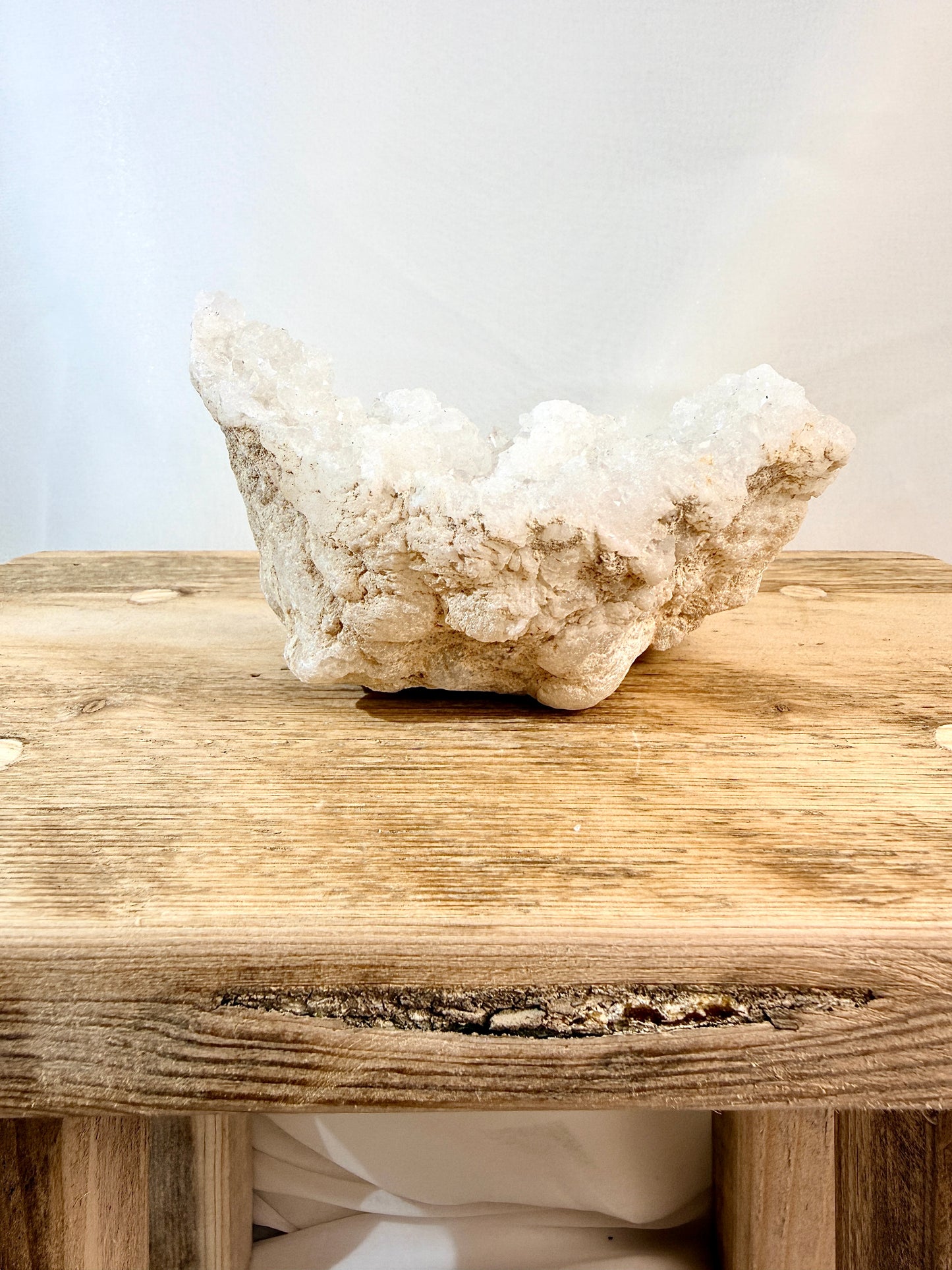 Natural Open Quartz Geode - Morocco - 0.29kg (#1)