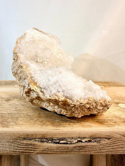 Natural Open Quartz Geode - Morocco - 0.87kg (#2)