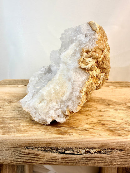 Natural Open Quartz Geode - Morocco - 0.87kg (#2)