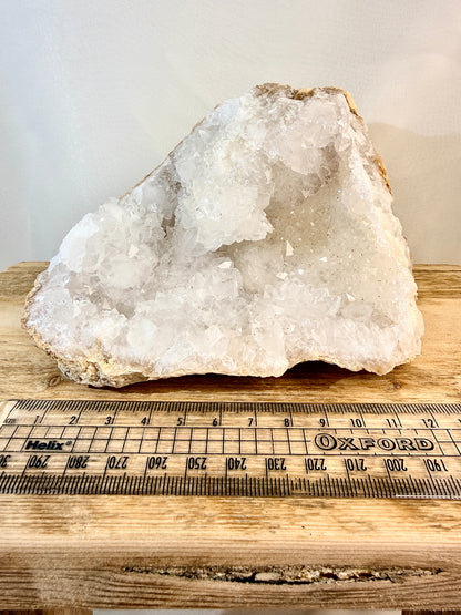 Natural Open Quartz Geode - Morocco - 0.87kg (#2)