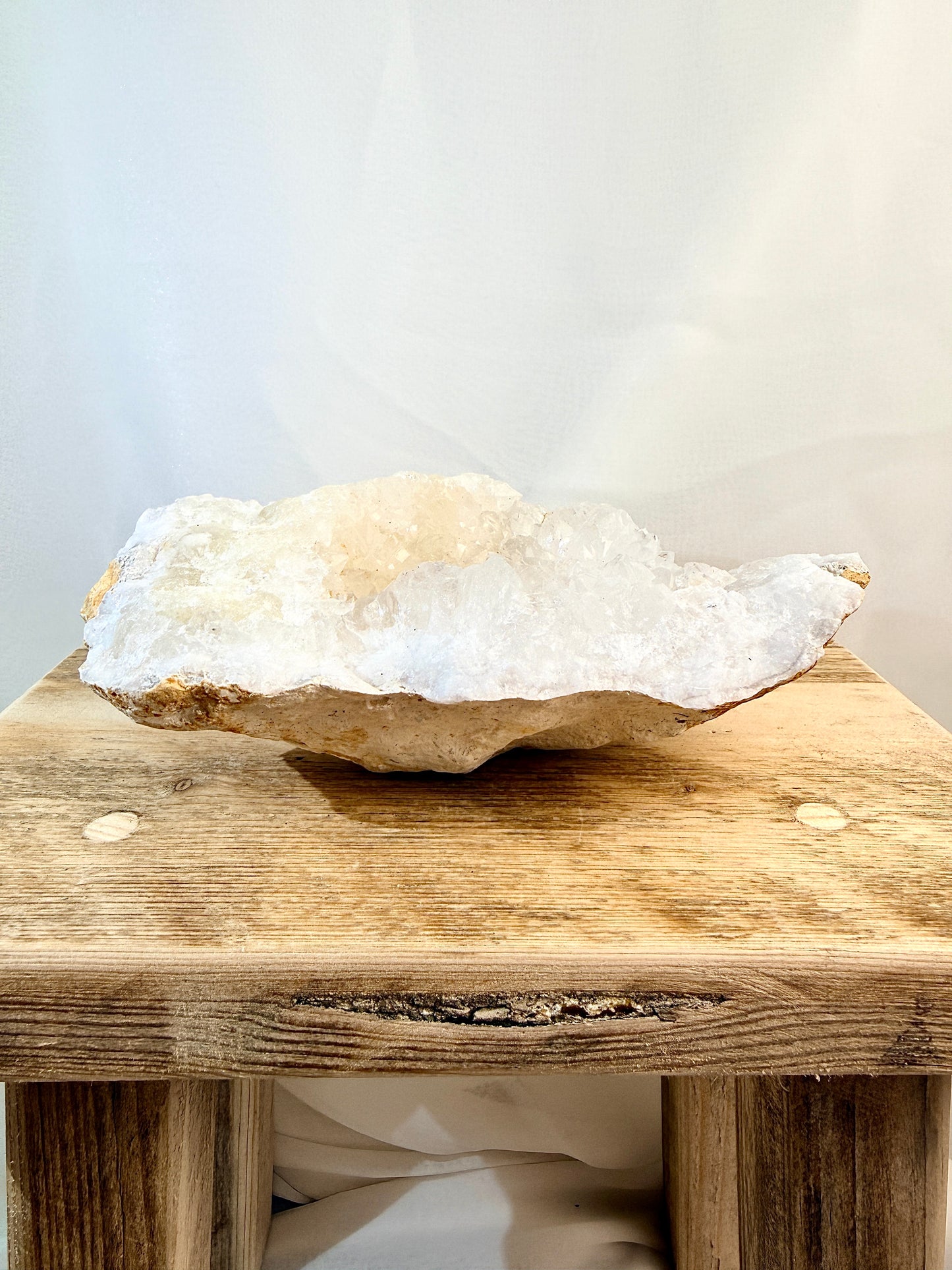 Natural Open Quartz Geode - Morocco - 0.92kg (#4)