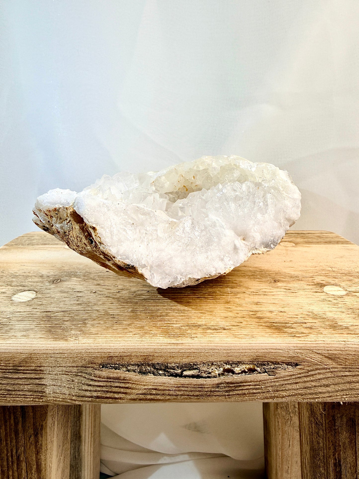 Natural Open Quartz Geode - Morocco - 0.92kg (#4)