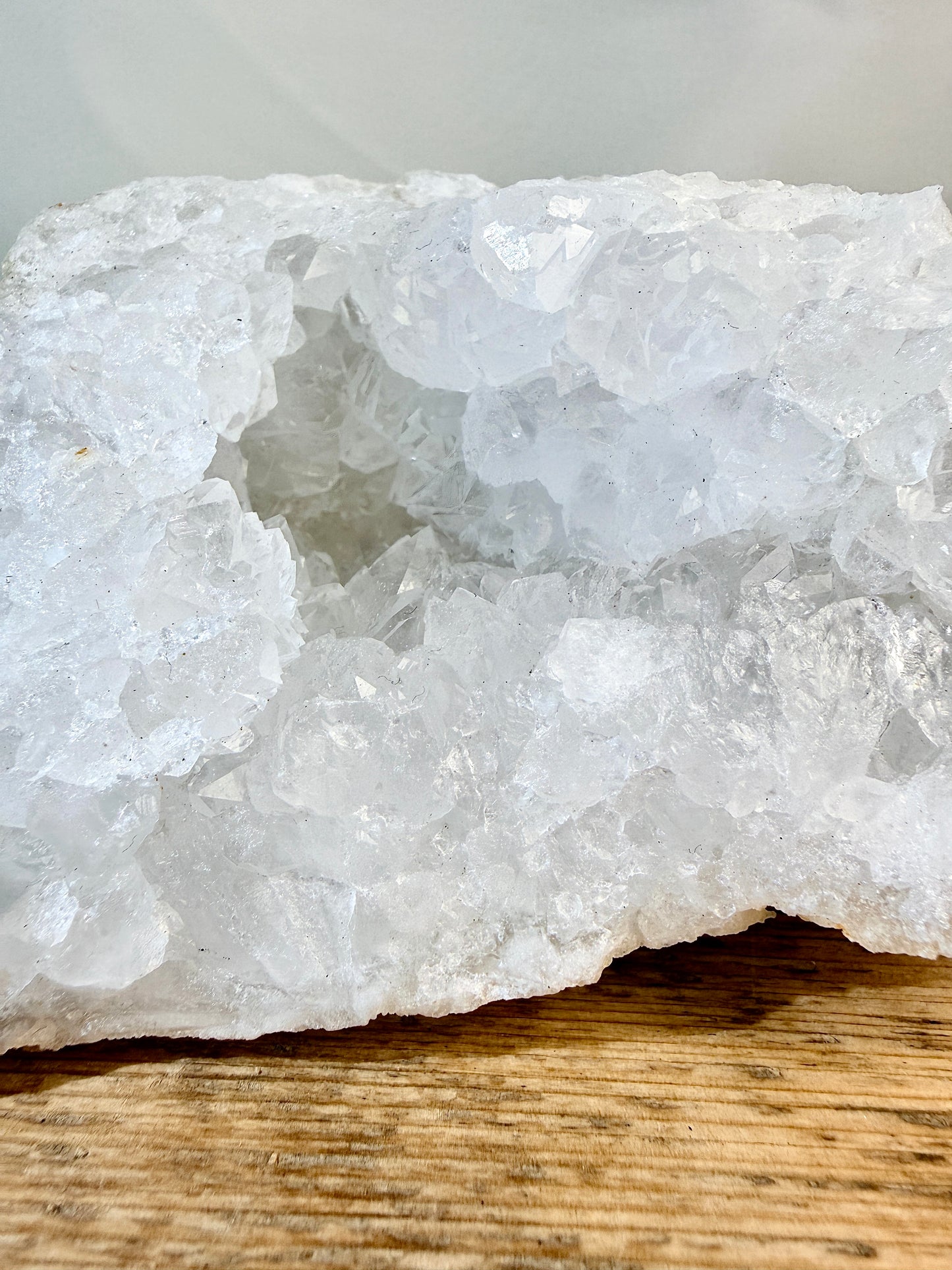 Natural Open Quartz Geode - Morocco - 0.49kg (#6)