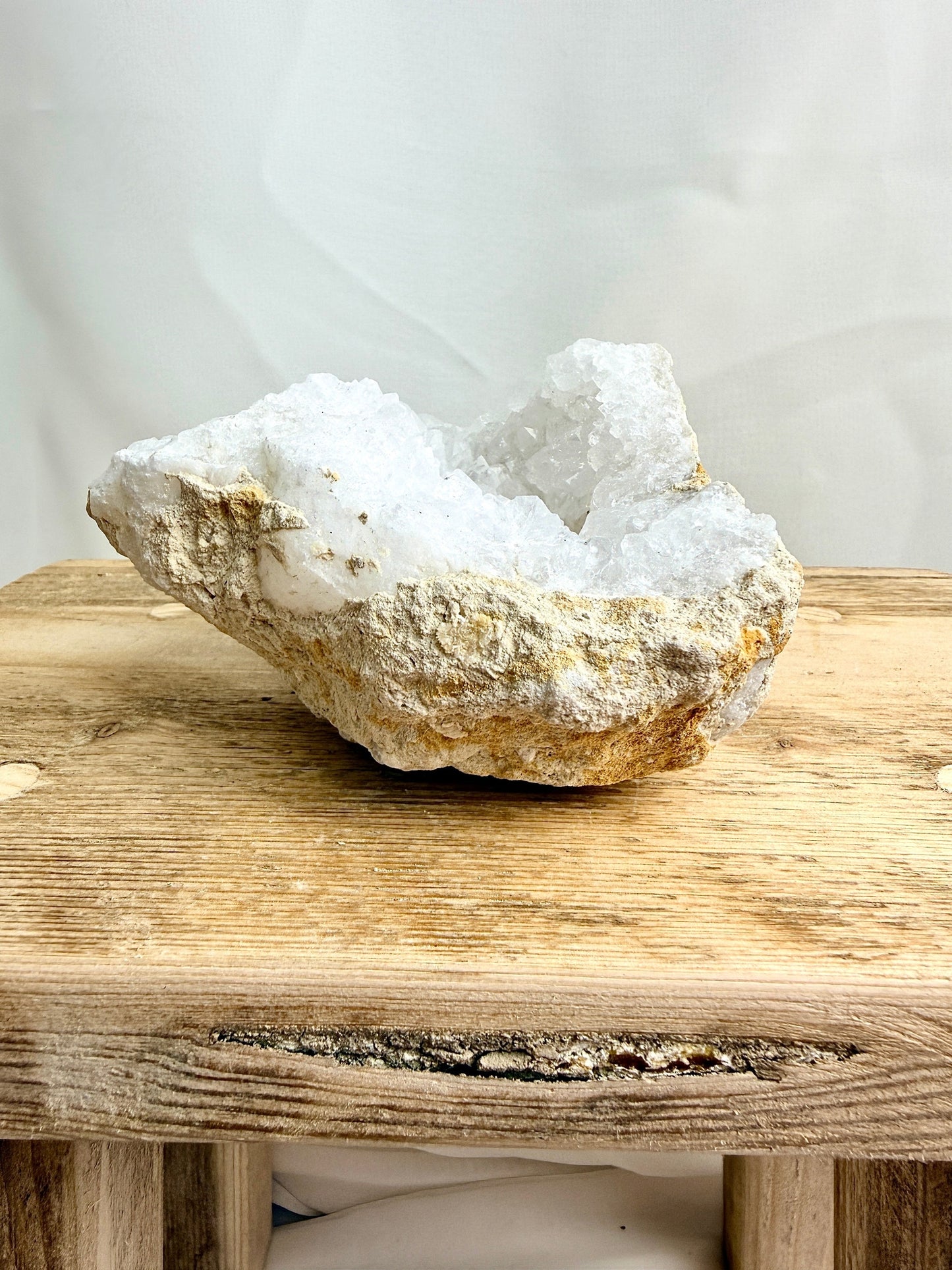 Natural Open Quartz Geode - Morocco - 0.53kg (#9)