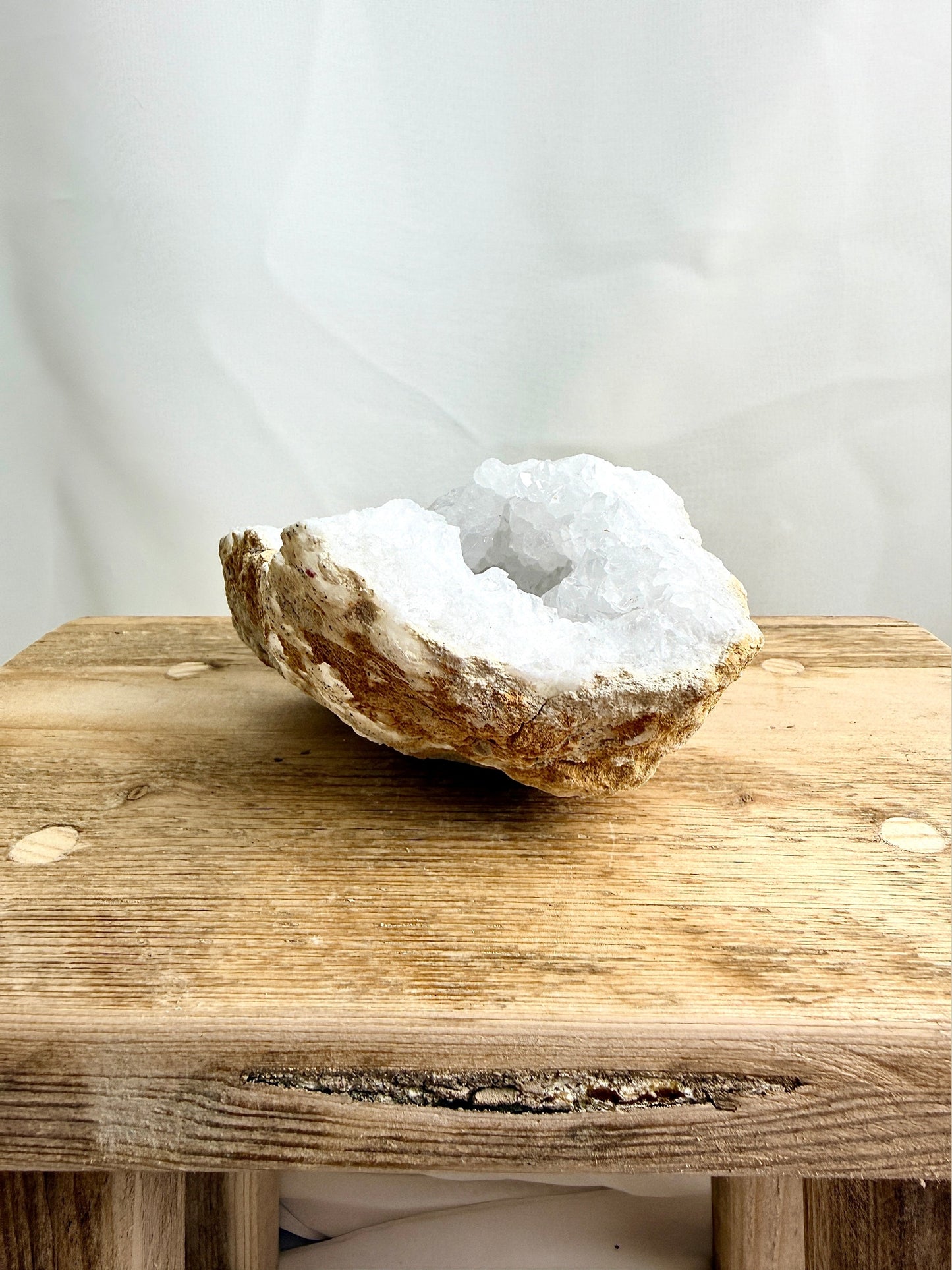 Natural Open Quartz Geode - Morocco - 0.53kg (#9)