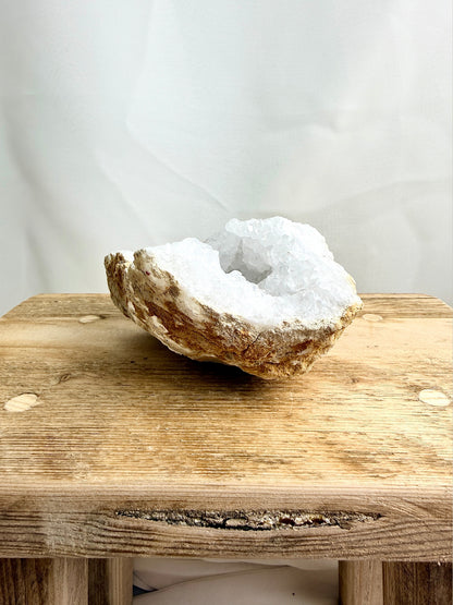 Natural Open Quartz Geode - Morocco - 0.53kg (#9)