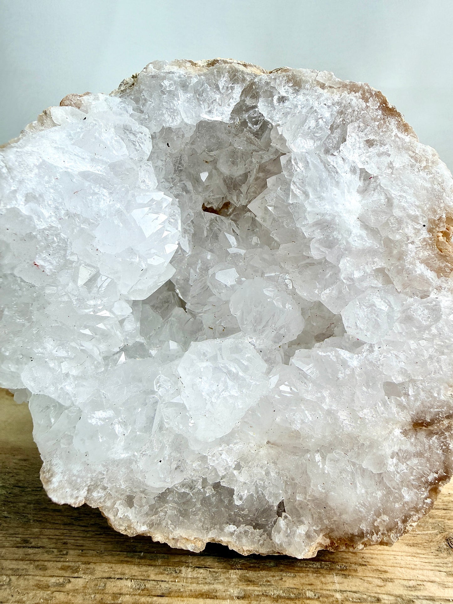 Natural Open Quartz Geode - Morocco - 0.67kg (#10)