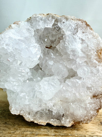 Natural Open Quartz Geode - Morocco - 0.67kg (#10)