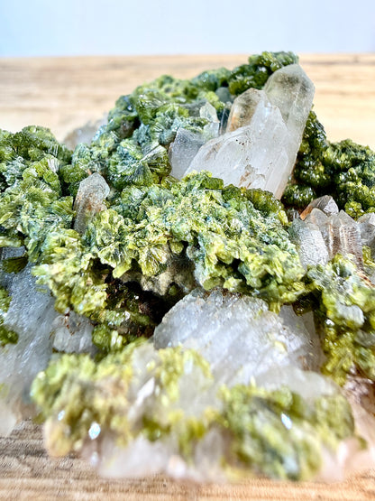Small Natural Forest Epidote - Morocco - 86g (#3)
