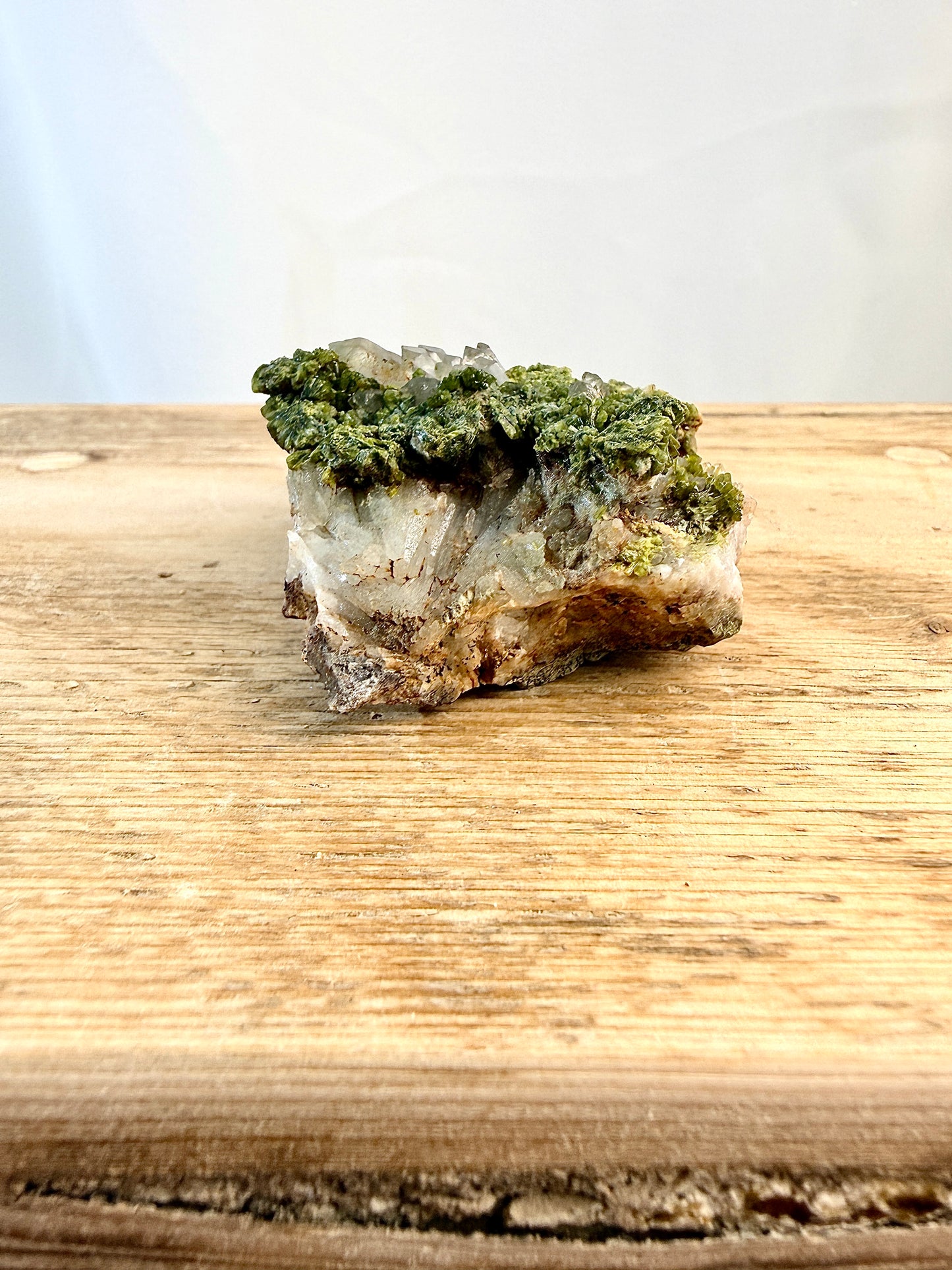 Small Natural Forest Epidote - Morocco - 86g (#3)