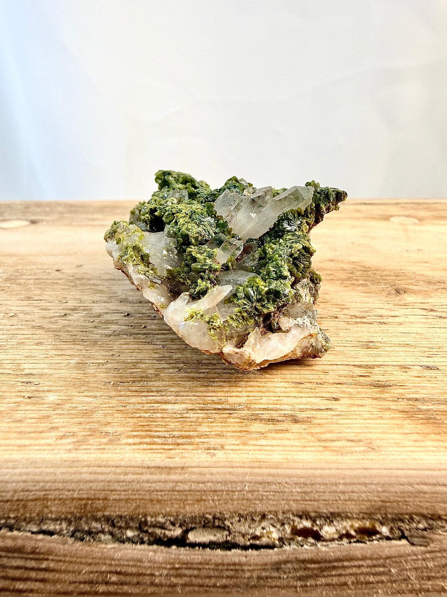 Small Natural Forest Epidote - Morocco - 86g (#3)