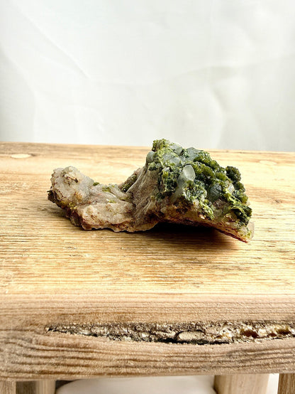 Small Natural Forest Epidote - Morocco - 43g (#8)