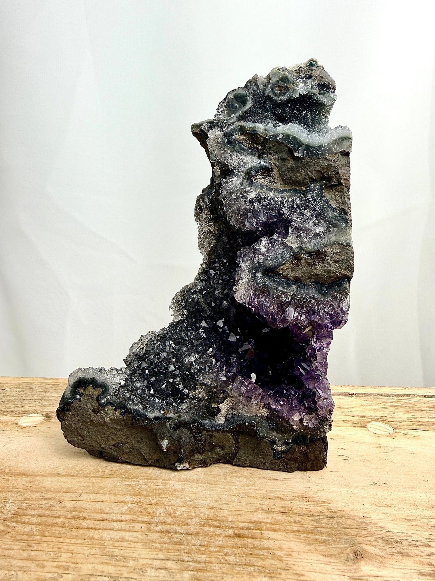 Black and Purple Amethyst - Brazil - 0.54kg (#1)