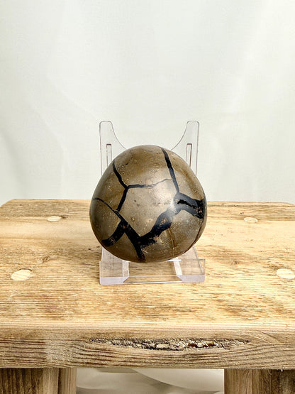 Black Septarian Geode - Madagascar - 0.14kg (#1)
