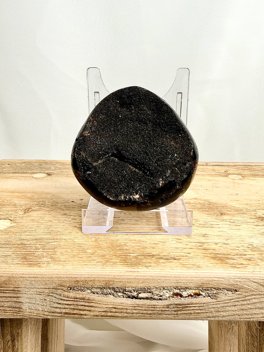 Black Septarian Geode (#1)