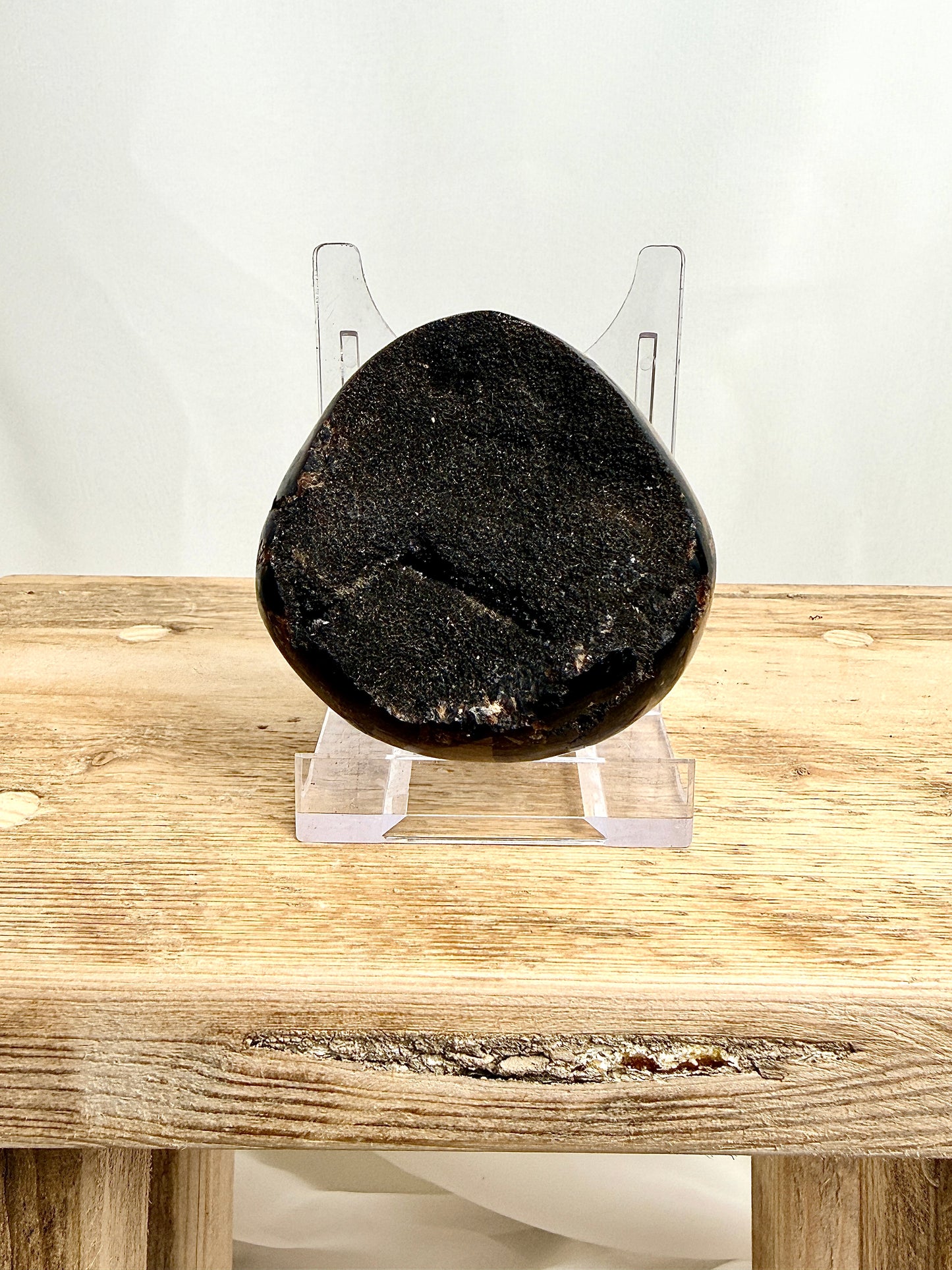 Black Septarian Geode - Madagascar - 0.14kg (#1)