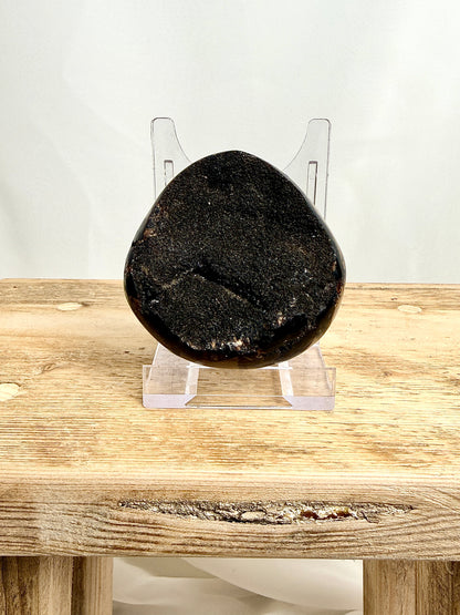 Black Septarian Geode - Madagascar - 0.14kg (#1)