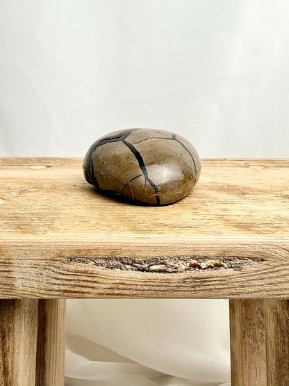 Black Septarian Geode - Madagascar - 0.14kg (#1)