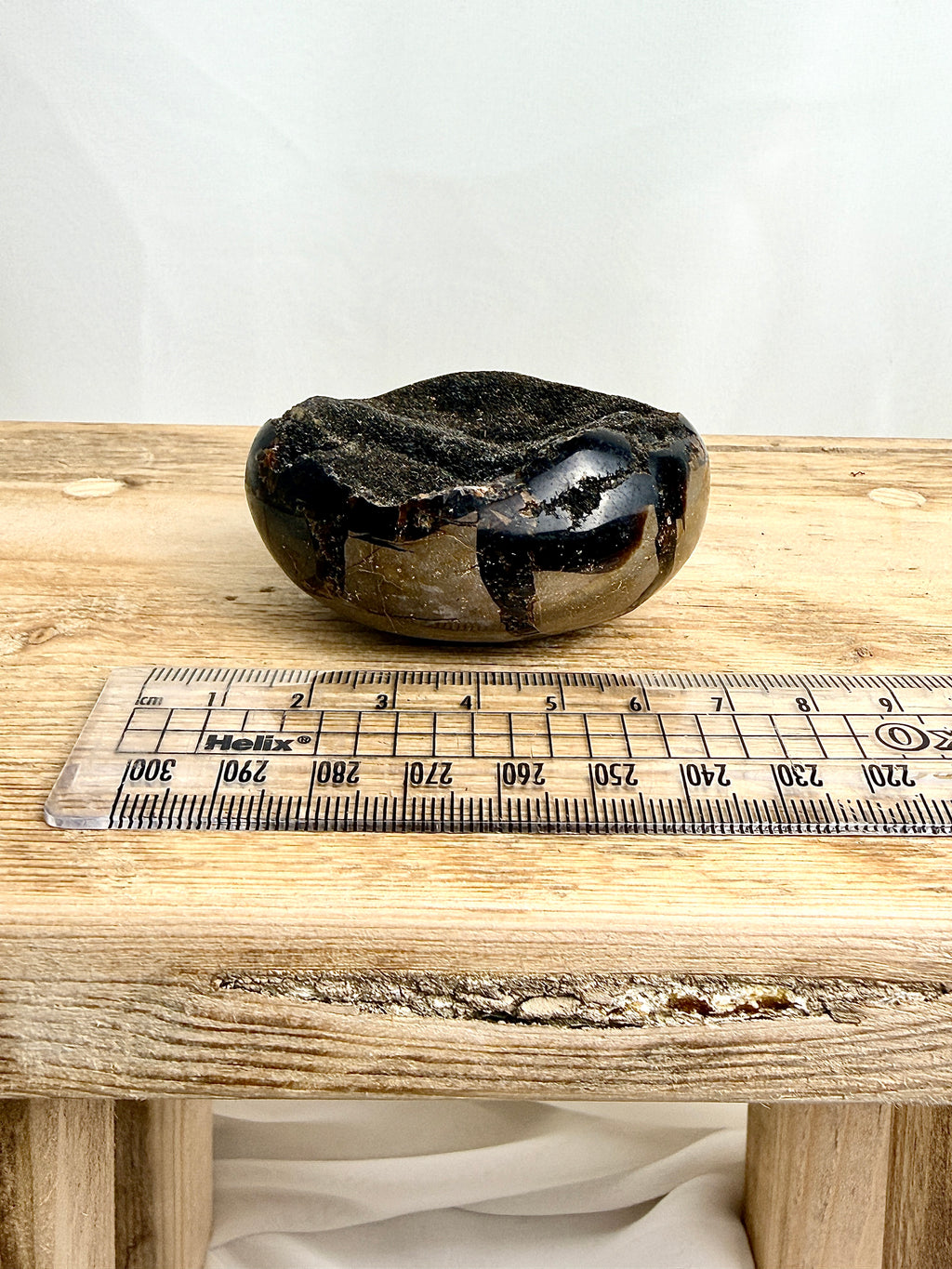Black Septarian Geode (#1)