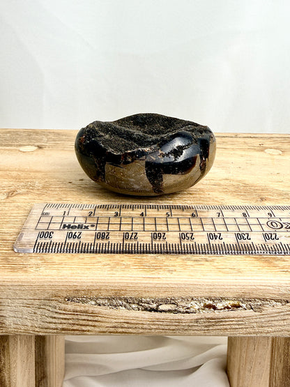 Black Septarian Geode - Madagascar - 0.14kg (#1)