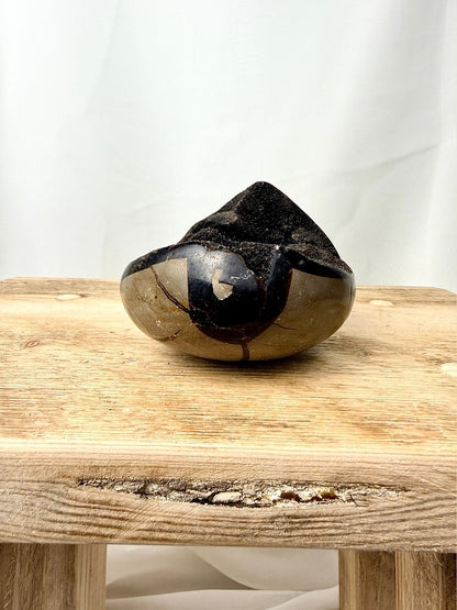 Black Septarian Geode - Madagascar - 0.29kg (#2)