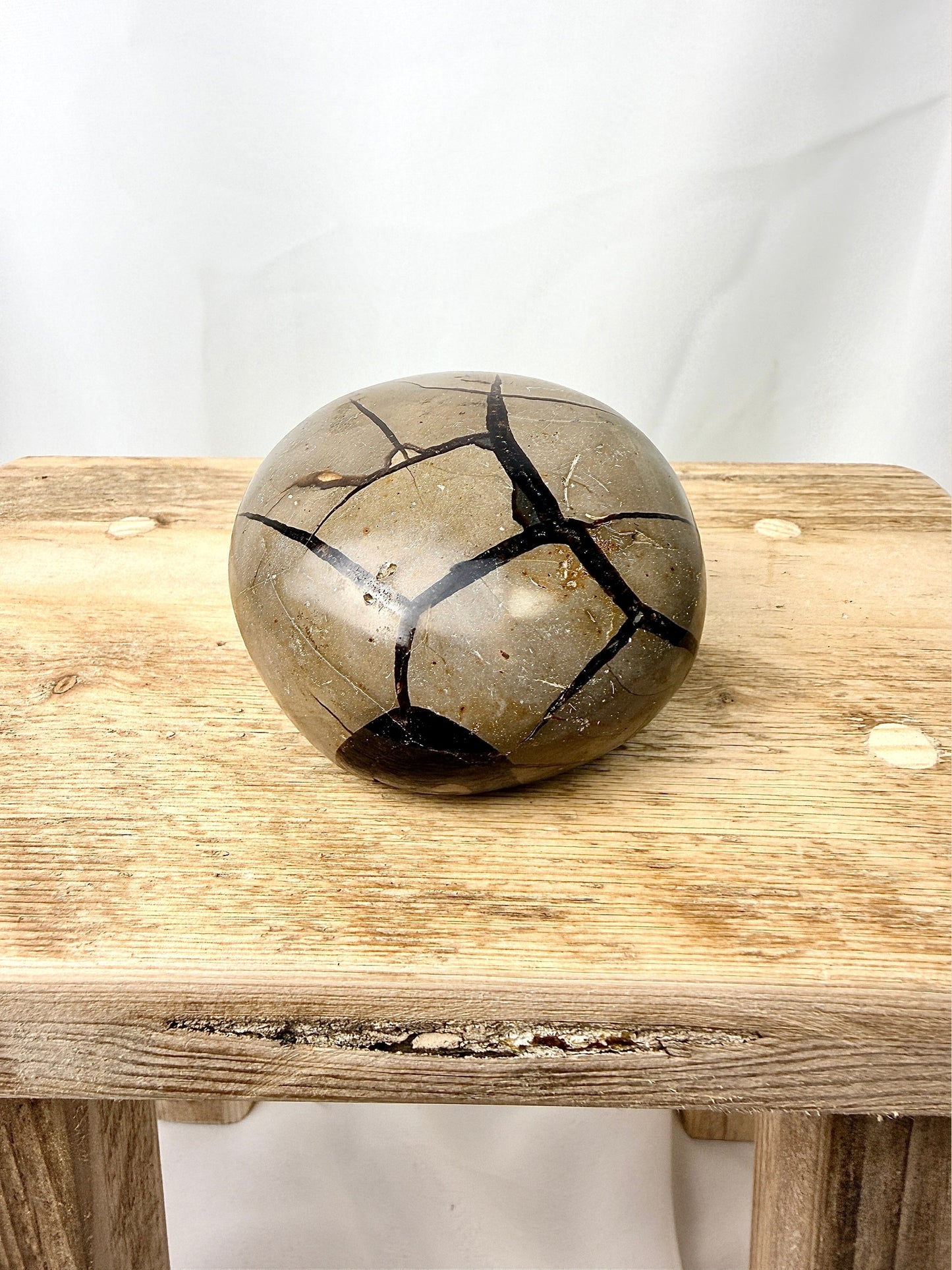 Black Septarian Geode - Madagascar - 0.29kg (#2)
