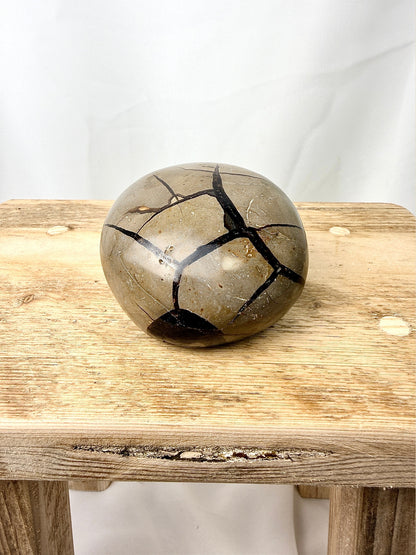 Black Septarian Geode - Madagascar - 0.29kg (#2)