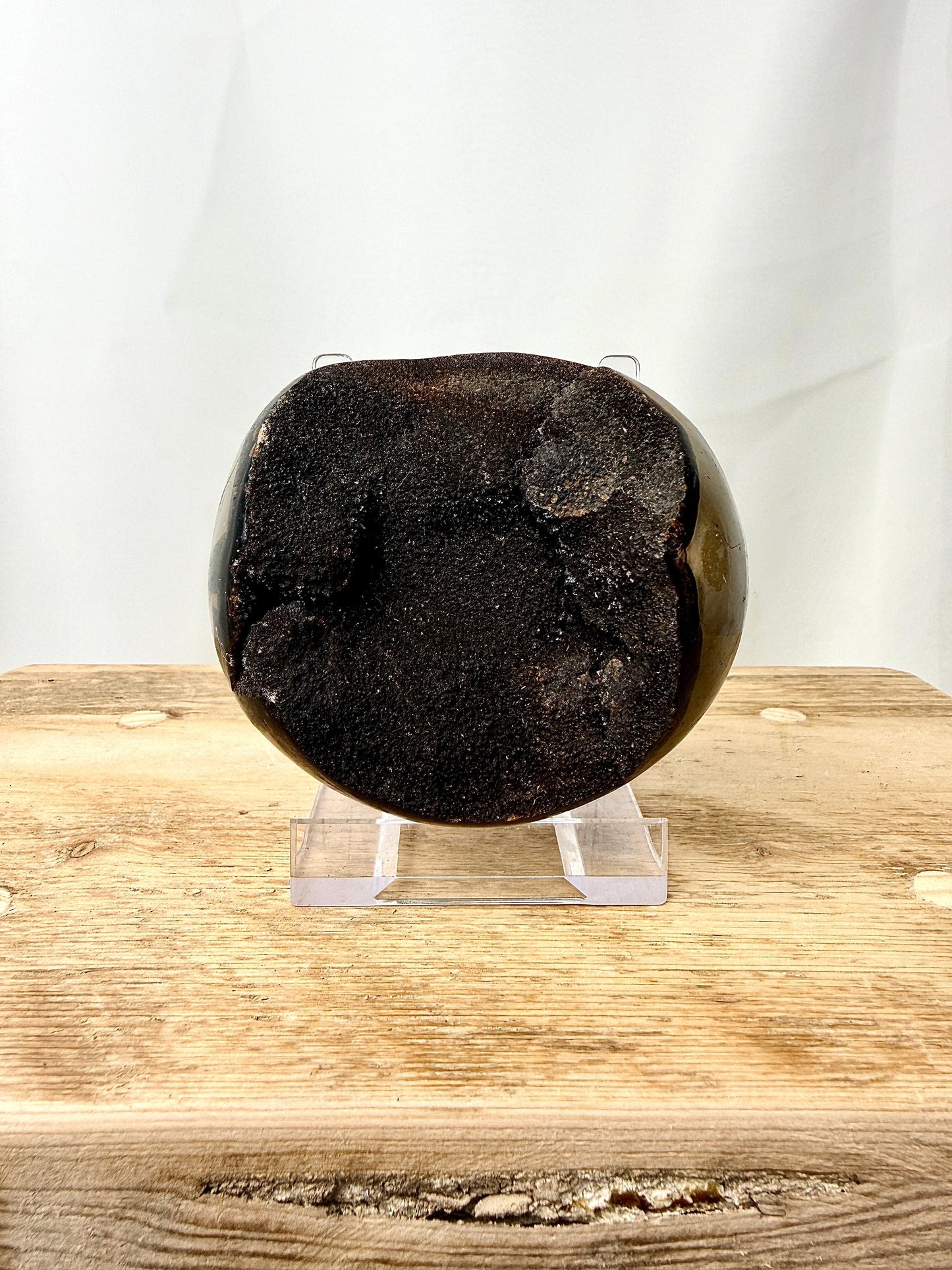 Black Septarian Geode - Madagascar - 0.29kg (#2)