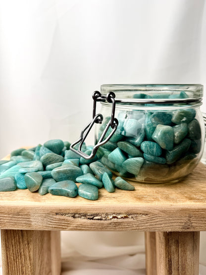 Amazonite Tumblestone - Mozambique - 15-20mm