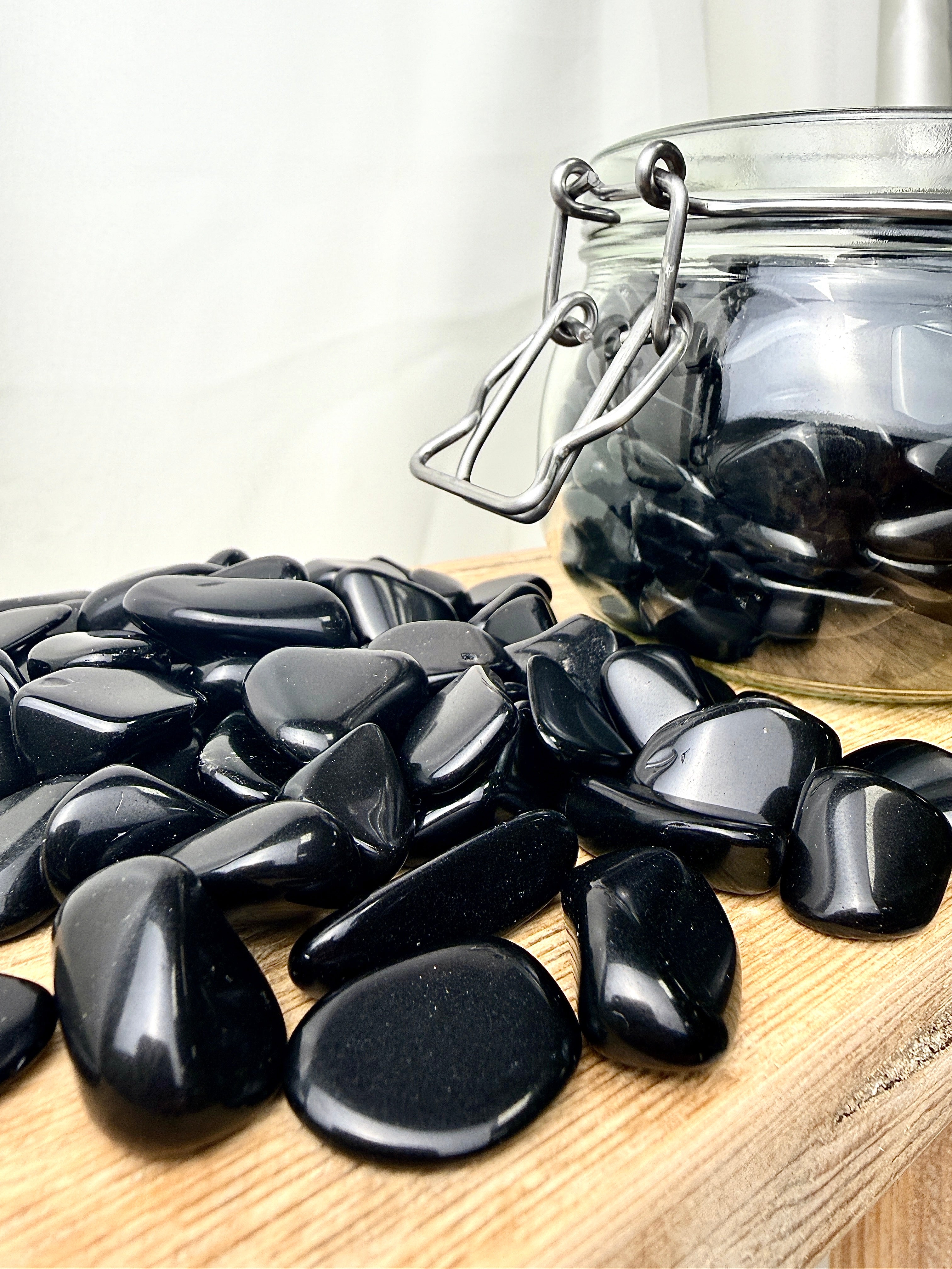 Black Obsidian Tumblestone