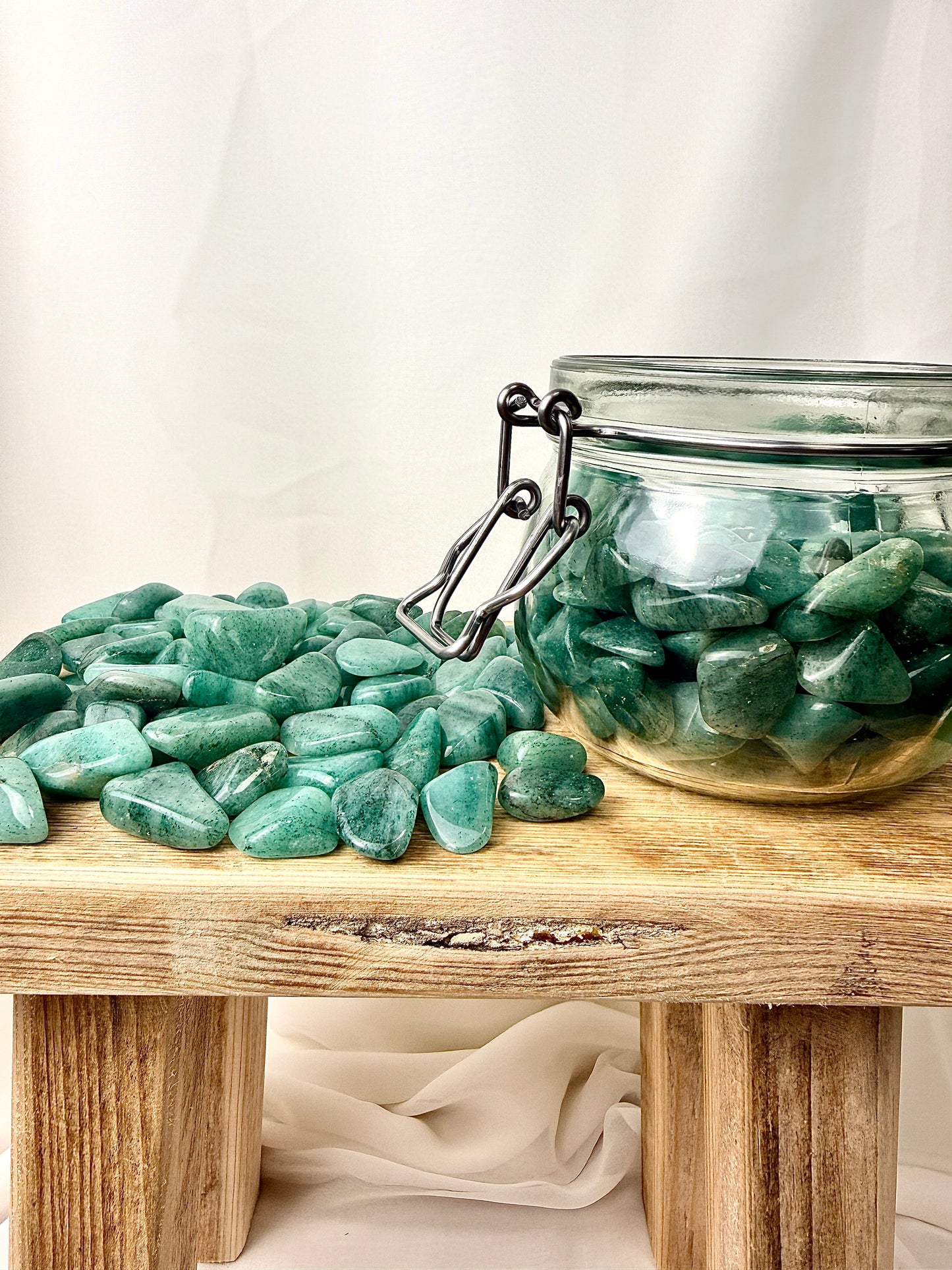 Green Aventurine Tumblestone - Zimbabwe - 15-20mm