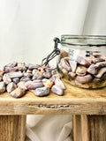Pink Banded Agate Tumblestone